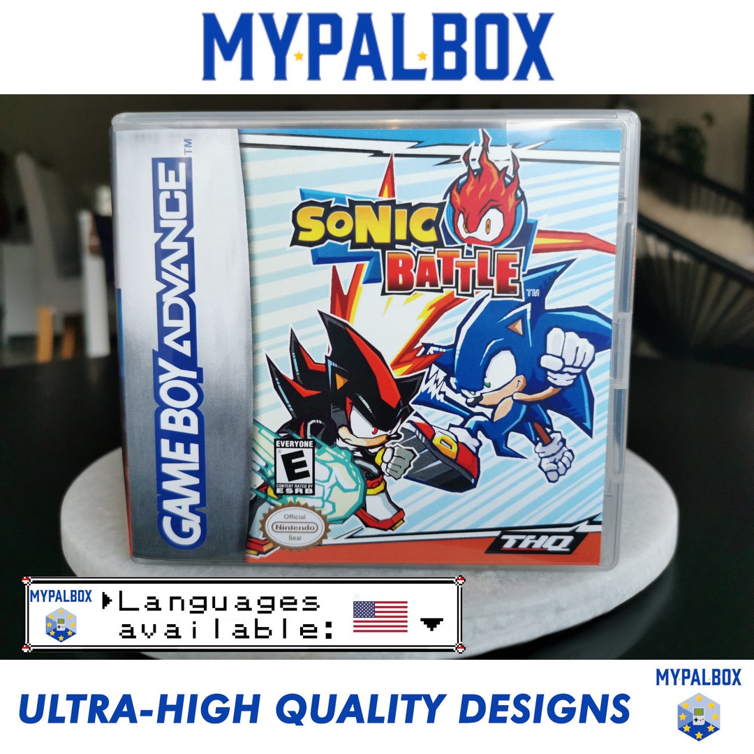 2 Games in 1 : Sonic Advance + Sonic Battle [Europe] - Nintendo Gameboy  Advance (GBA) rom download