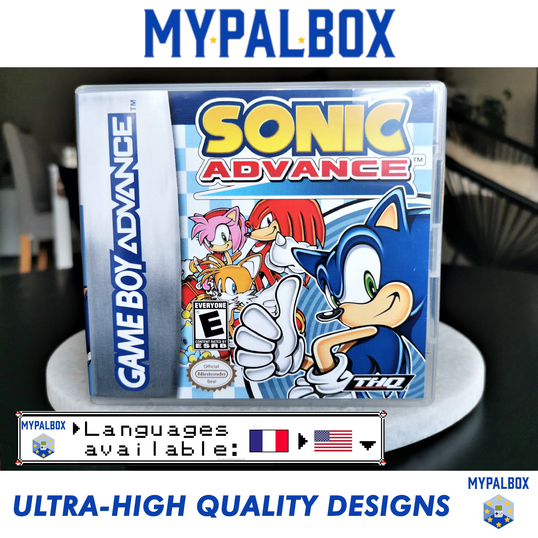 Game Boy Advance GBA Sonic Pinball Party & Sonic Battle Double Pack  Nintendo