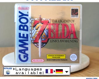 Ds Game Case for The Legend of Zelda : Link's Awakening (french/german) |  Zelda Awakening Gameboy collection Gamebox [Premium Quality]