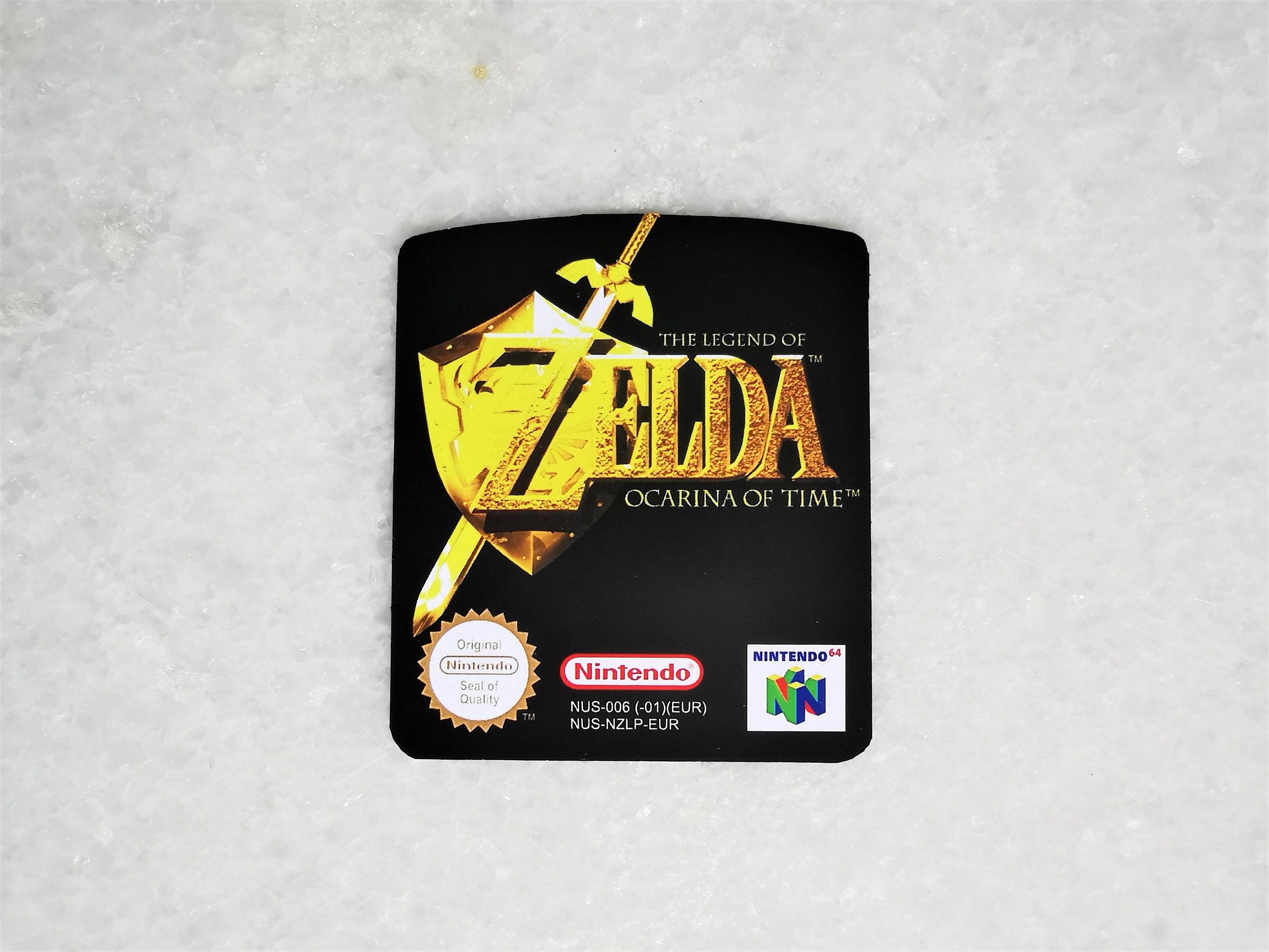 The Legend of Zelda: Ocarina of Time Replacement Label -  Denmark