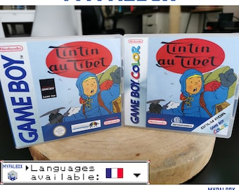 Ds Game Case for Tintin in Tibet on Gameboy / Color (FR) | Tintin