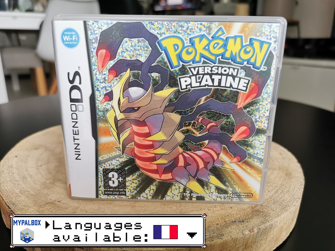 Boite Ds pour cartouche Pokémon version Platine fr Boite - Etsy France