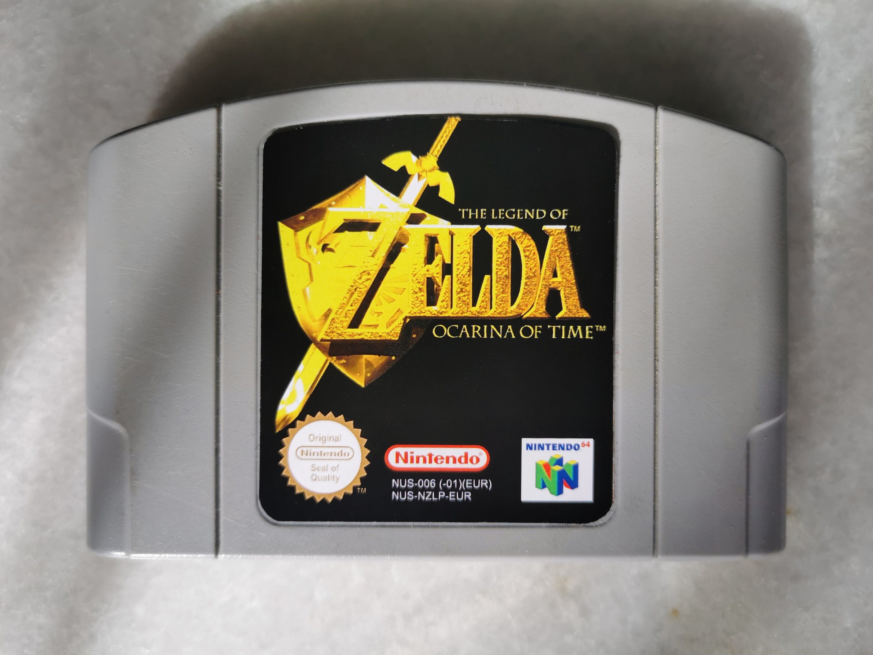 The Legend of Zelda: Ocarina of Time Replacement Label -  Denmark