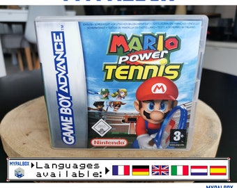 マリオテニス バーチャルボーイ ボックスマニュアルとトレイ - ゲーム