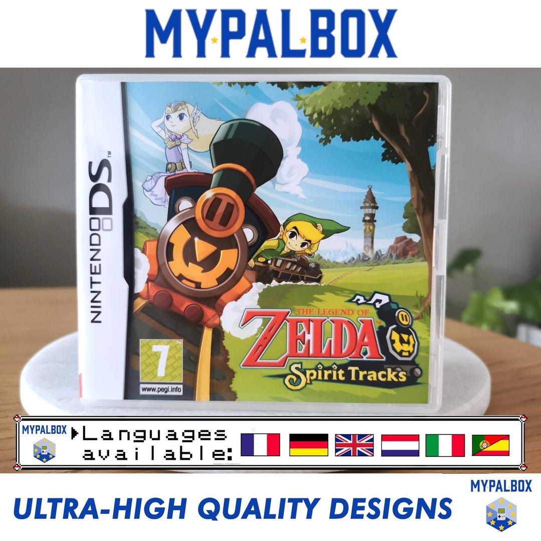 Ds Game Case for the Legend of Zelda : Spirit Tracks (PAL Versions
