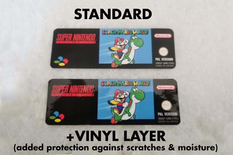 SNES Label for Super Mario World (fah/pal/usa) | Highest Fidelity ...