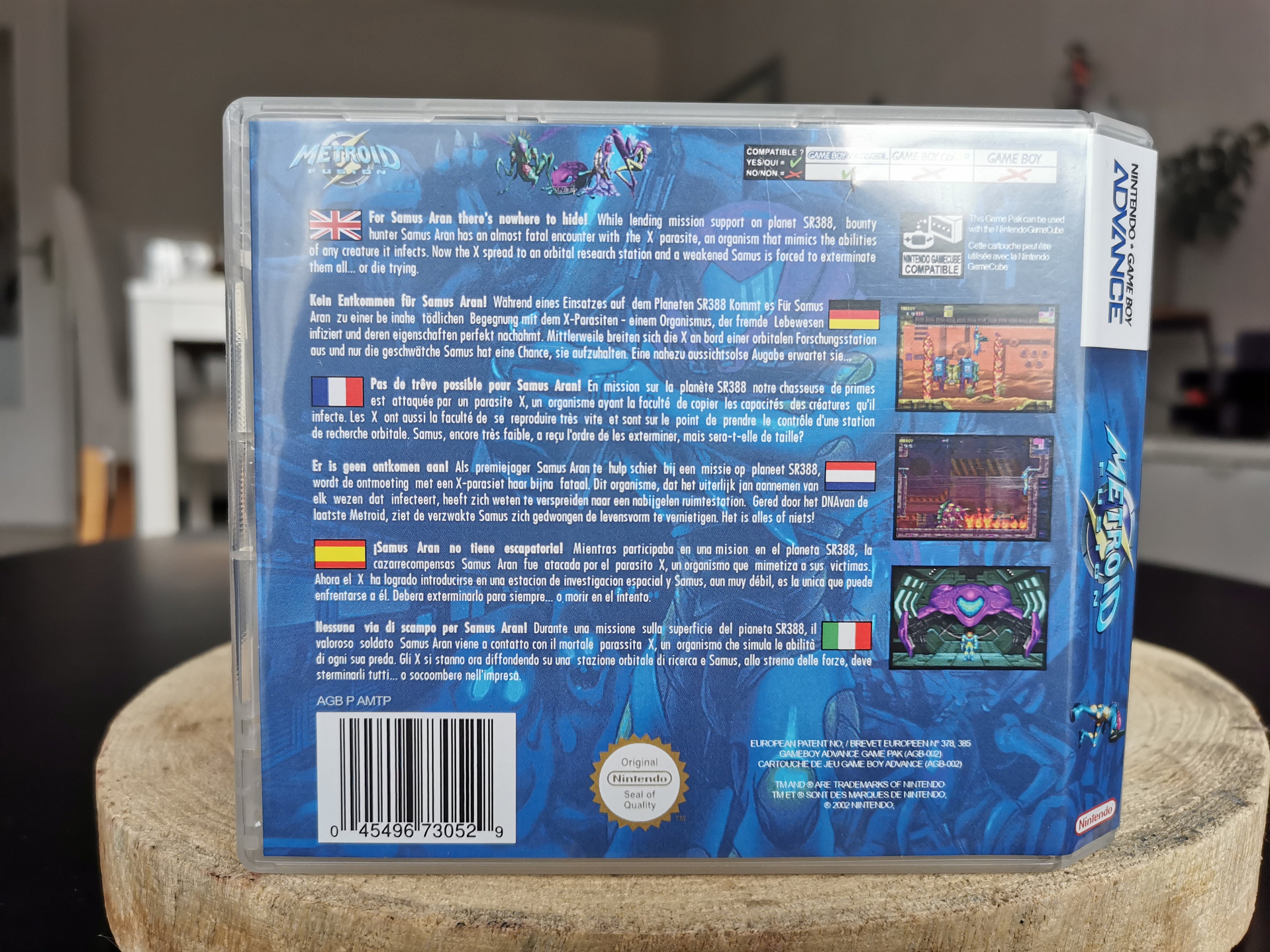 Boîte de remplacement Metroid Fusion GBA - Nintendo Game
