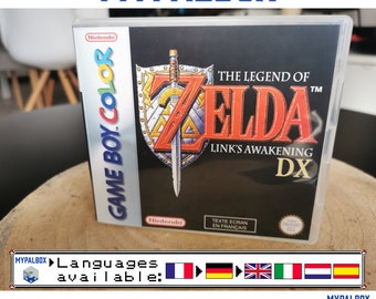 Ds Game Case for The Legend of Zelda : Link's Awakening DX (PAL /french / german) |  Zelda DX Gameboy Color Gamebox [Premium Quality]