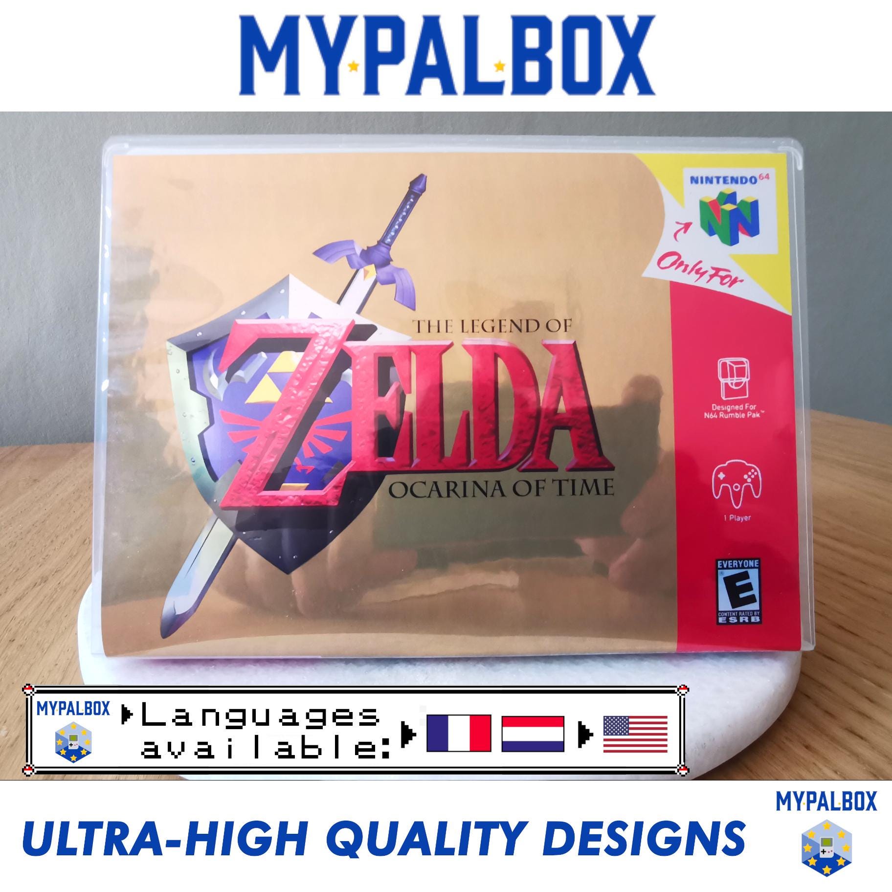 Universal N64 Game Case for the Legend of Zelda : Ocarina of Time