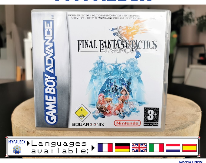 Boite Ds pour cartouche Final Fantasy Tactics Advance PAL Boite de ...