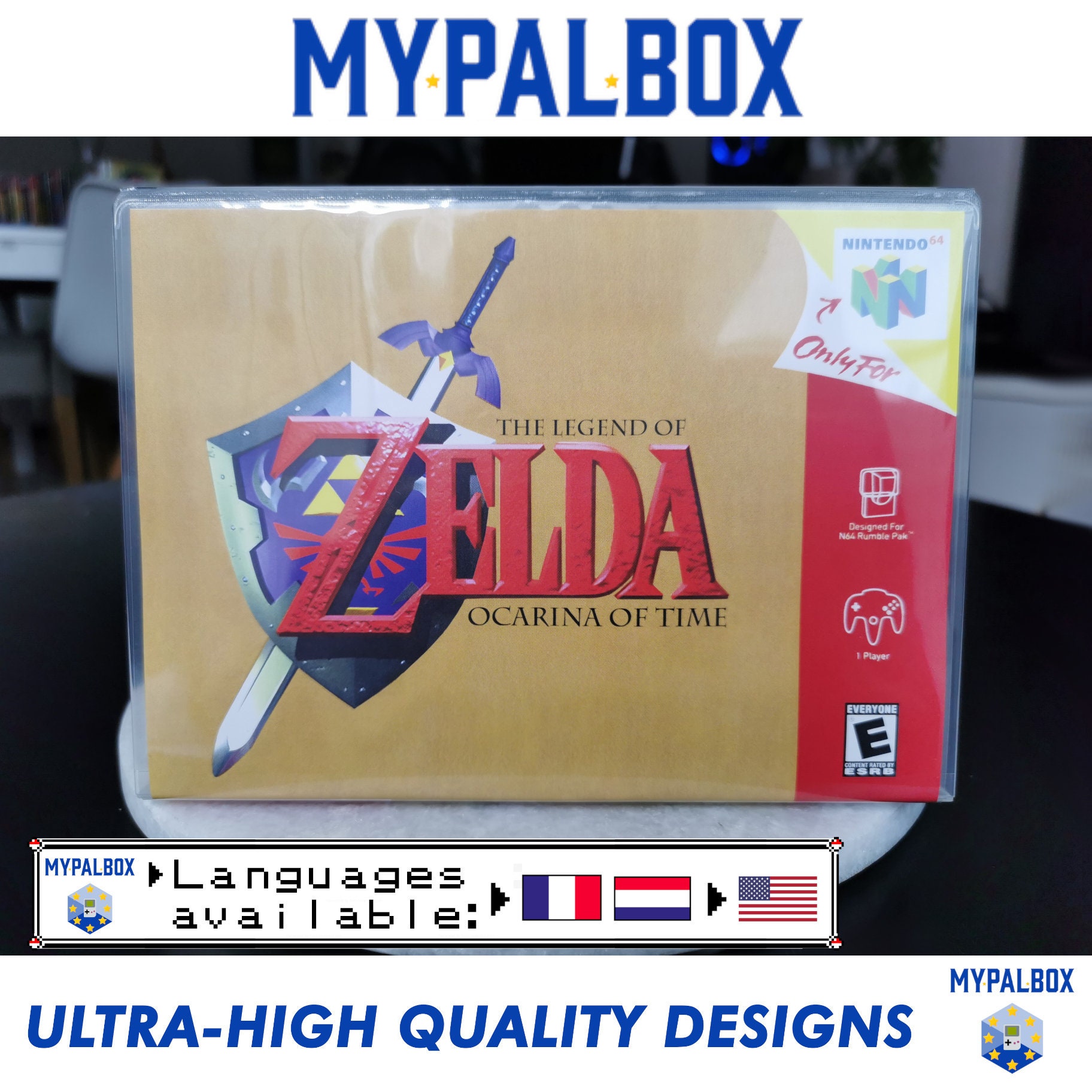 The Legend of Zelda: Ocarina of Time - Master Quest - English Reproduction  - Nintendo 64 - New