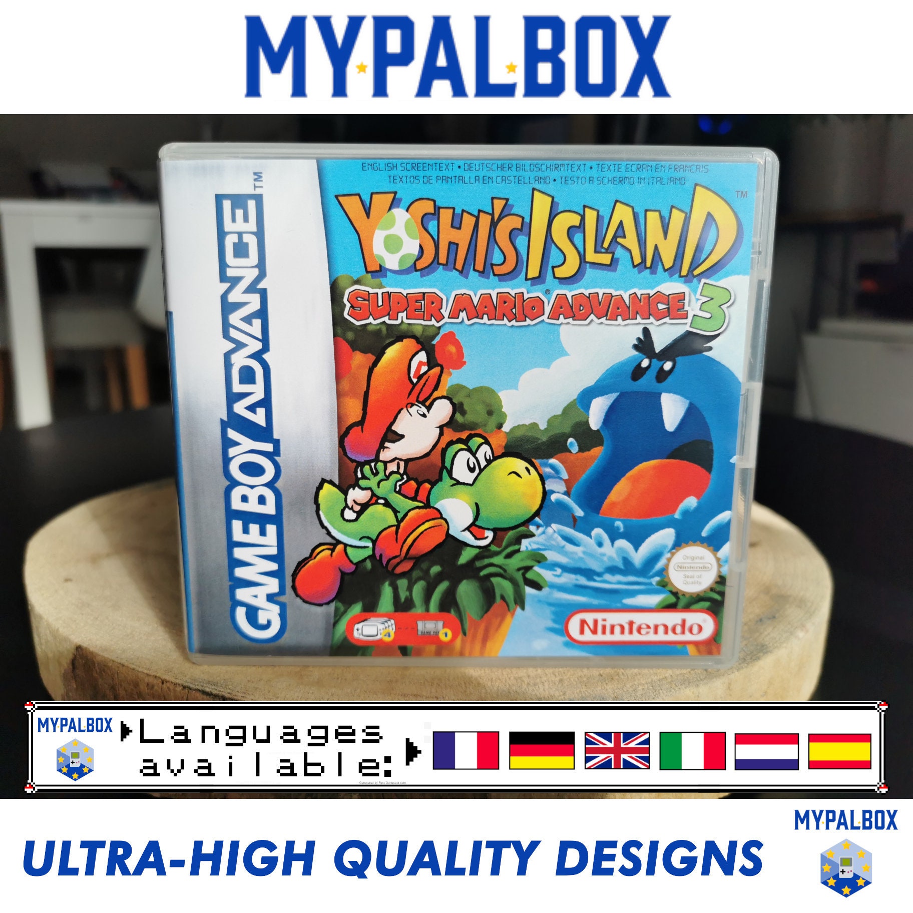 Les différents codes et langues des jeux Nintendo GBA PAL –