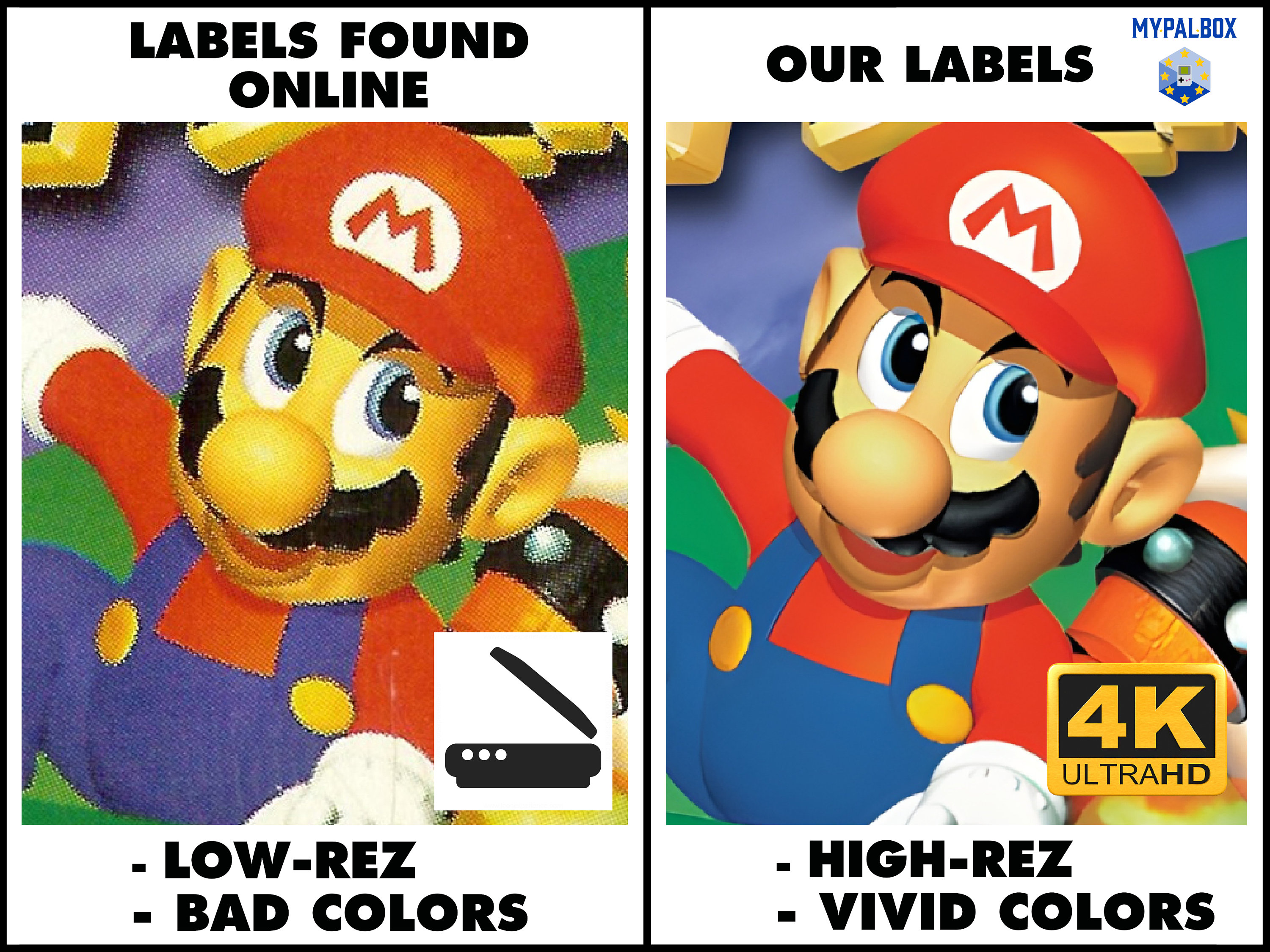 N64 Label for Super Mario 64 (PAL/USA) | Highest Fidelity Available ...