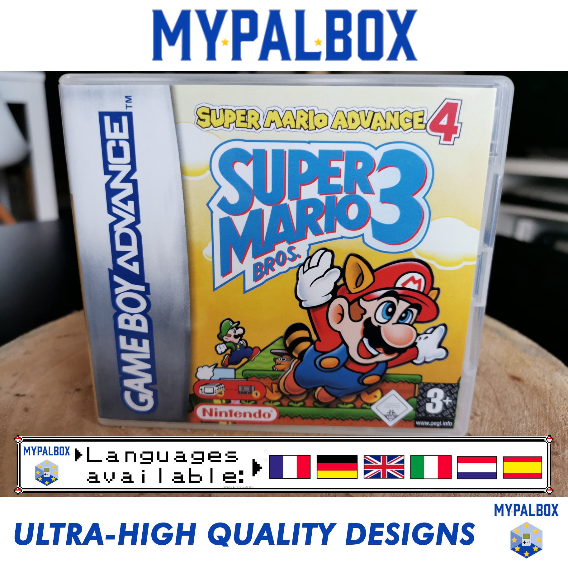 Super Mario Bros. 3  Box My Games! Reproduction game boxes