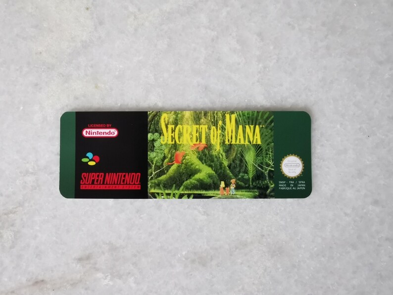 SNES Label for Secret of Mana (FR) | Highest Fidelity Available ...