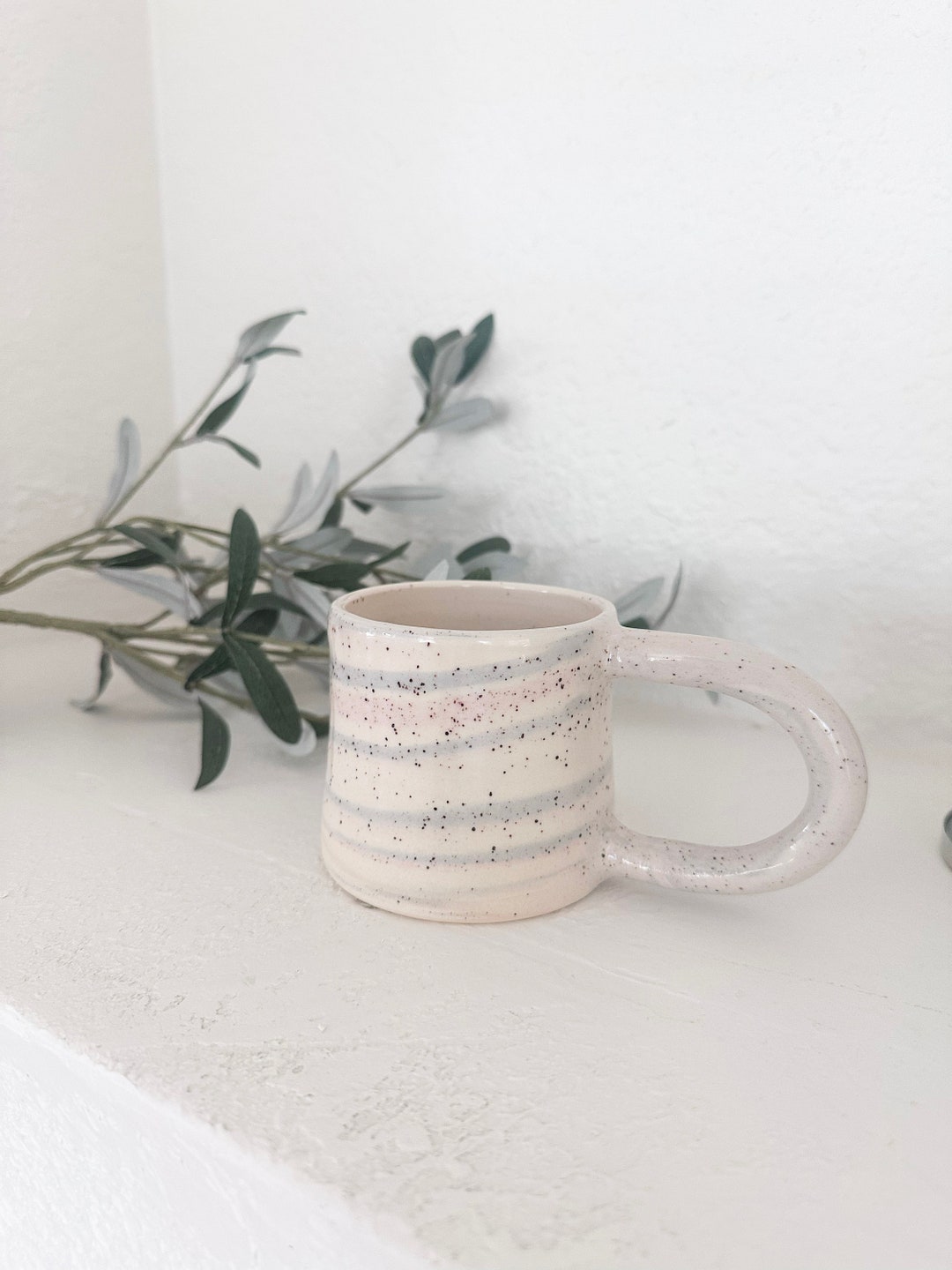 Ceramic Handmade Speckled Clay Pastel Color Mix Mug - Etsy