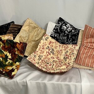 Microwavable Bowl Cozy: Reversible Cotton Soup Bowl Holder