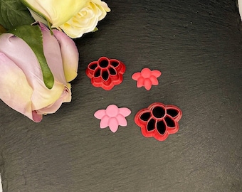 Half Flower A Polymer Clay Cutter | Botanic Clay Cutter | Clay Supplies