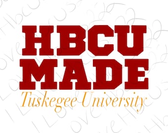 Tuskegee/HBCU Made svg and png