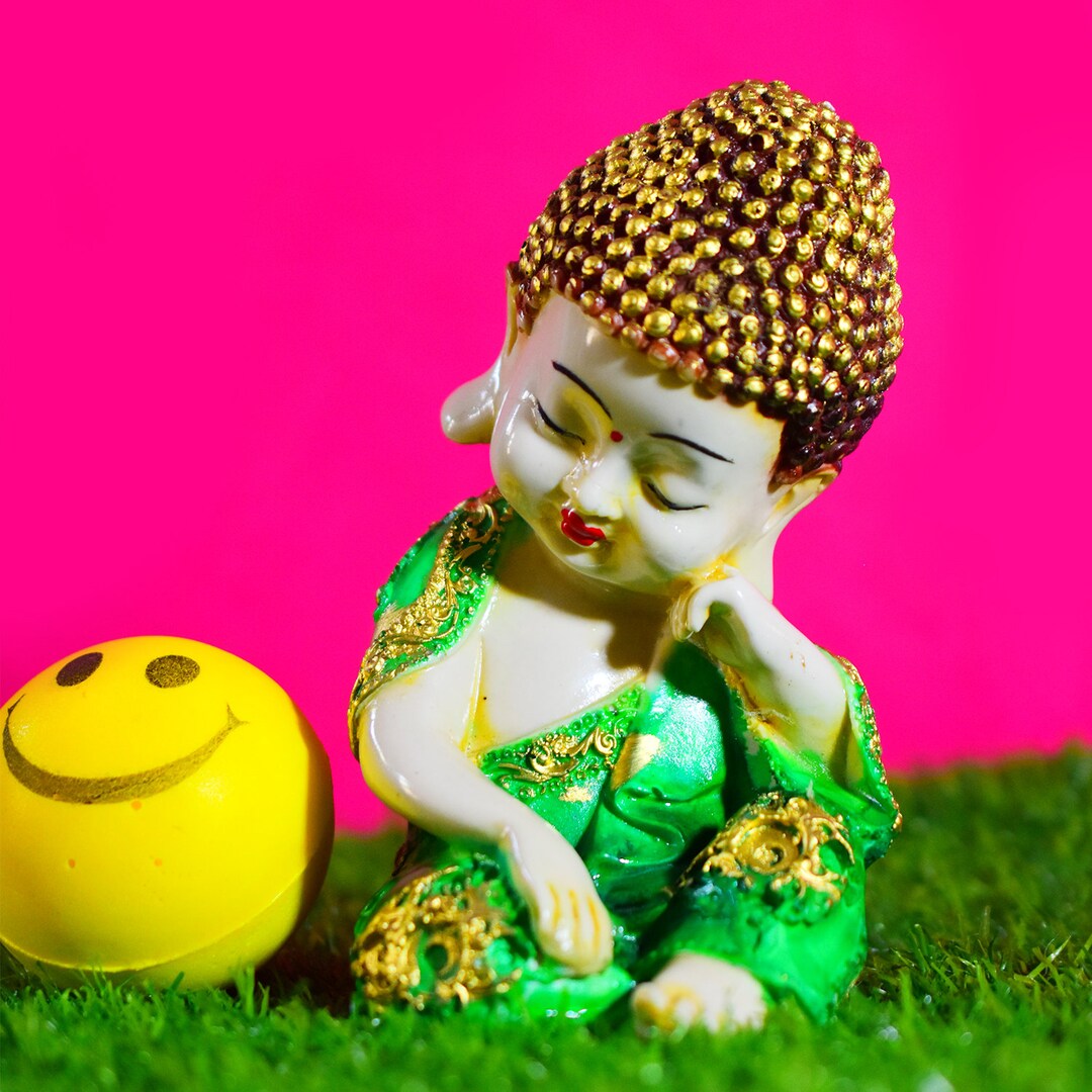 Indian Handcrafted Baby Buddha Statue Table Top Decor Handmade Etsy