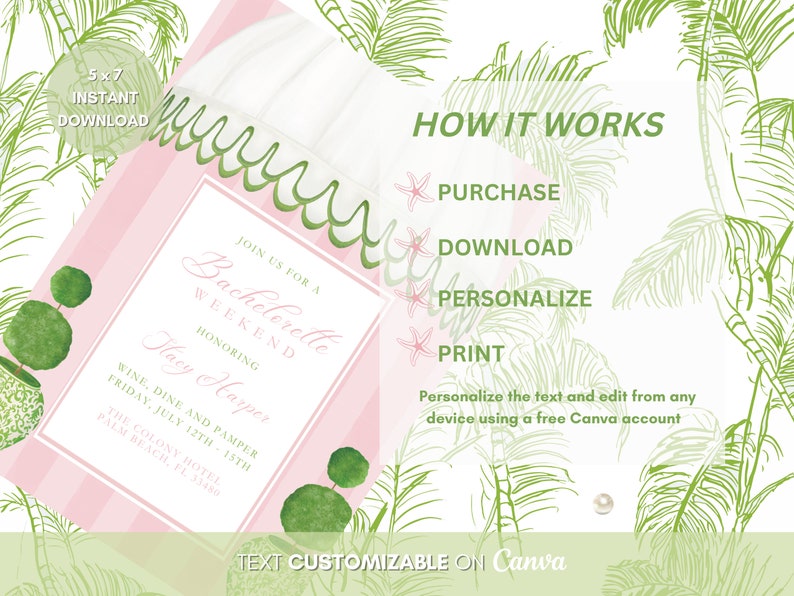 Buckets of Love We Heart You (Palm Beach Pink) with Palm Beach Pink