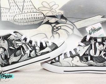Picasso &quot;Guernica&quot; sneakers