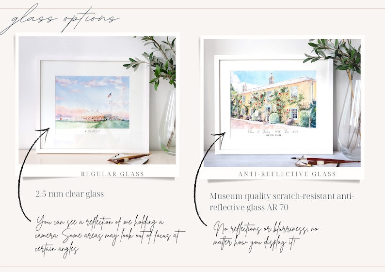 Custom Wedding Venue Watercolor Painting Commissioned Art Personalizable Wedding Gift Art Commission Wedding Anniversary Customizable image 10