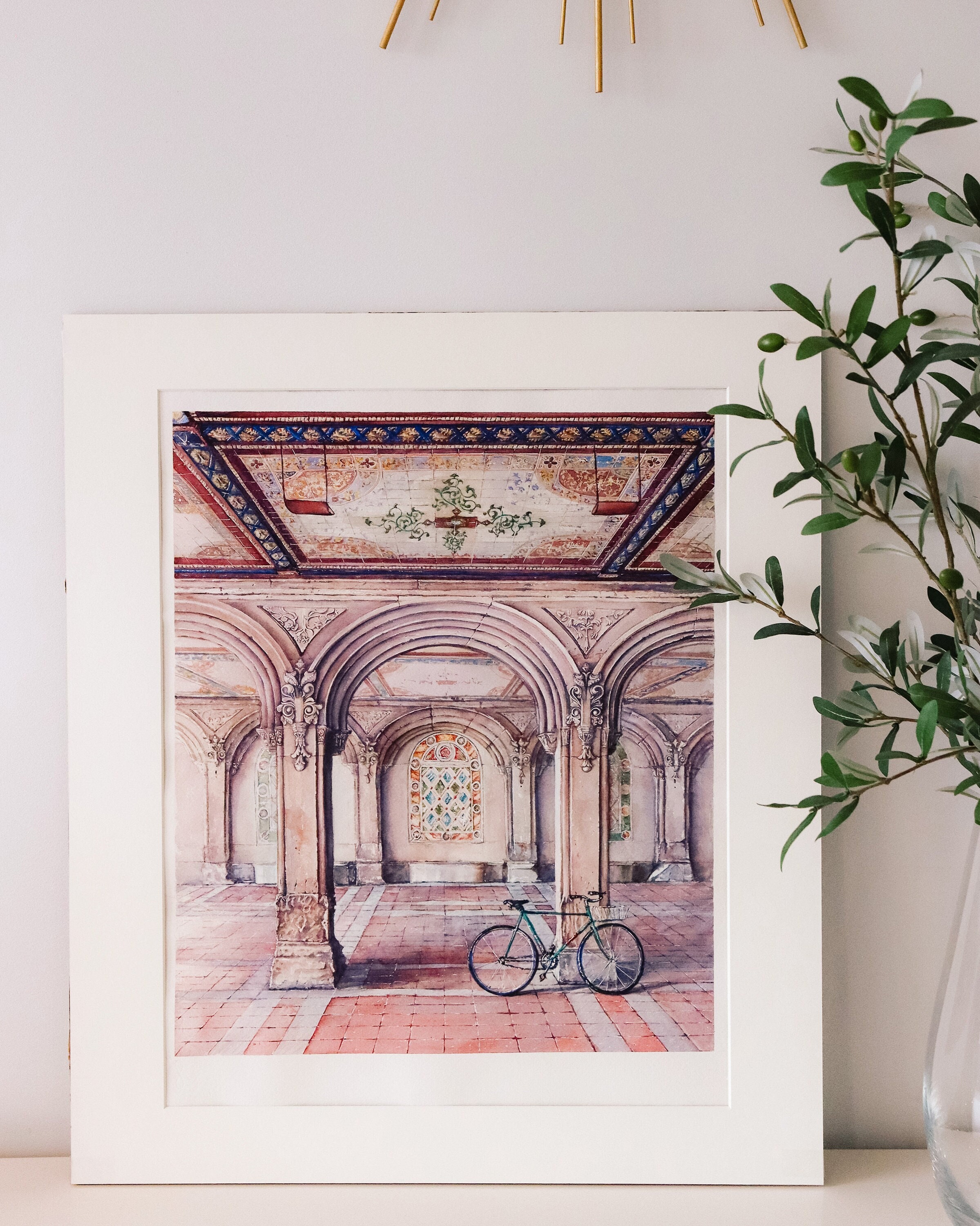 Bethesda Terrace Arches Wallpaper Mural by Magic Murals