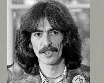 GEORGE HARRISON Signed Page & Photo - the Beatles, Traveling