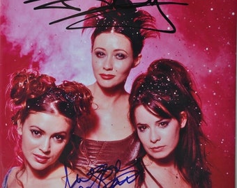 CHARMED CAST SIGNED Photo x3 - Rose McGowen, Holly Marie Combs + w/coa