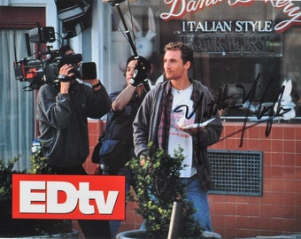 MATTHEW  McCONAUGHEY Signed Photo – EDtv w/coa