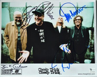 チープ・トリック・バンドの直筆サイン入り写真 - ロビン