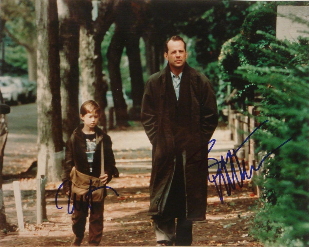THE SIXTH SENSE Cast Signed Photo X2 Bruce Willis & Haley - Etsy