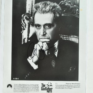 AL PACINO SIGNED Photo - The Godfather w/coa