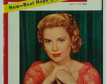 グレース・ケリー直筆サイン入り TVガイド誌 1963年2月16日～22日号