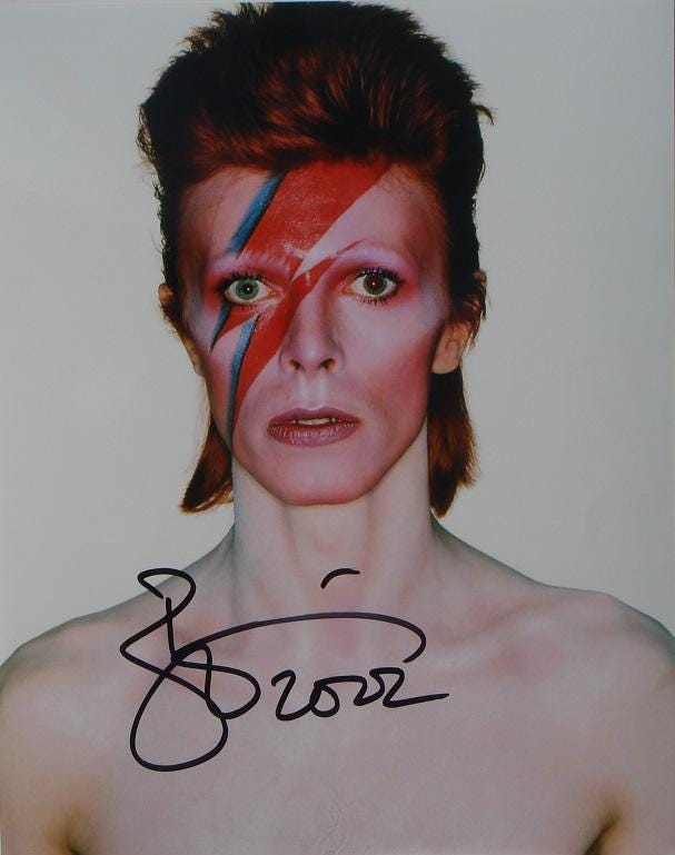david bowie ポストカード DAVID BOWIE デヴィッドボウイ - Black Tie White Noise