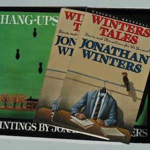 JONATHAN WINTERS Signed Books (3) w/COA