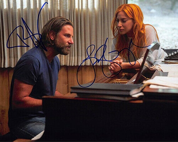 Bradley Cooper Lady Gaga A Star is Born SIGNED X2 w/COA