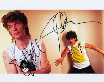 Daryl Hall and John Oates Signed 8