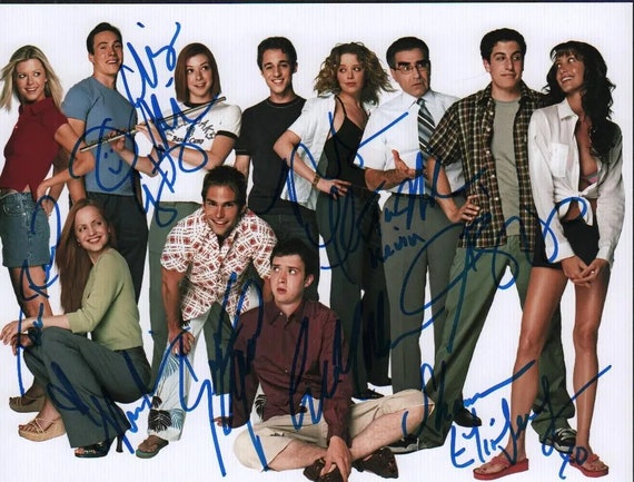 Buy AMERICAN PIE Cast Signed Photo X9 Jason Biggs, Alyson