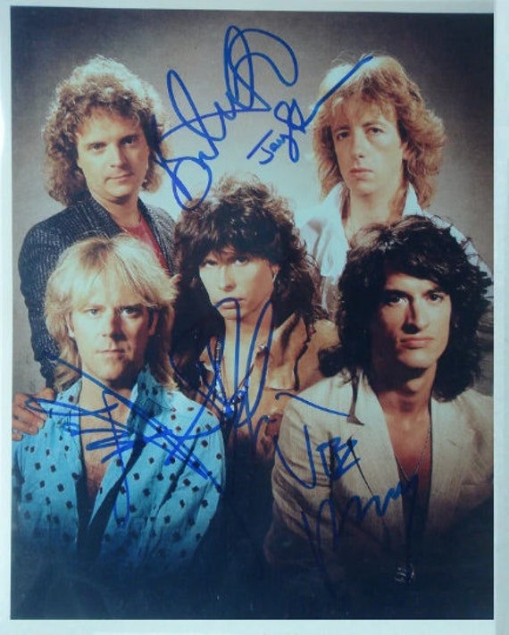 エアロスミス　直筆サイン　タイラー　ジョーペリー　サイン エアロスミスのサイン入り写真 X5 - スティーヴン・タイラー、ジョー