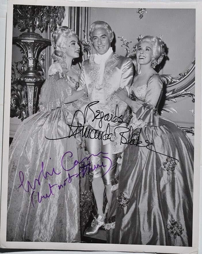 GLASS SLIPPER Cast Signed Amanda Blake Leslie Caron W/coa