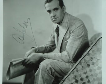 Foto autografiada firmada por AL JOLSON - The Jazz Singer - con coa