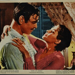 CLARK GABLE Gesigneerde foto - Band of Angels - Yvonne De Carlo w/COA