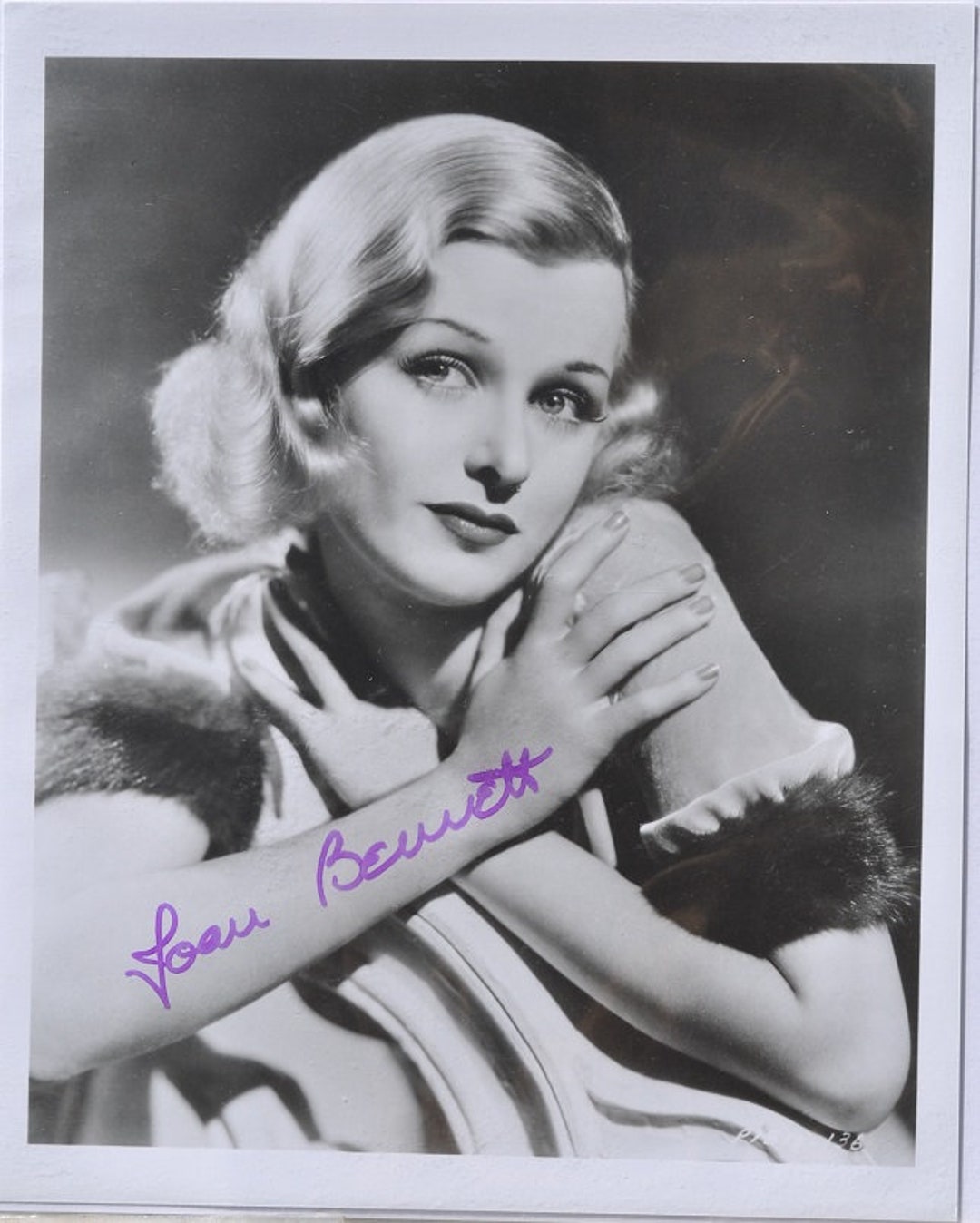 JOAN BENNETT SIGNED Photo - the Woman in the Window W/coa - Etsy