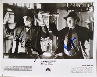 インディ・ジョーンズ キャストサイン入り写真 X2 – ハリソン