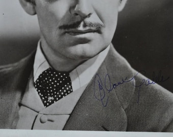 クラーク・ゲーブル直筆サイン入り写真 - 風と共に去りぬ（COA付き