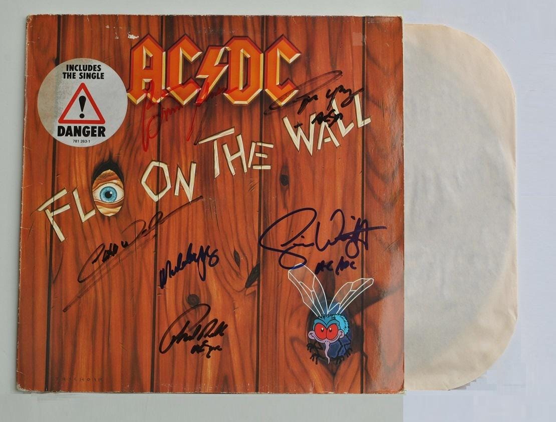 Acdc Signed Vinyl - Etsy
