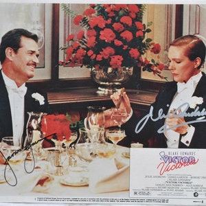 VICTOR VICTORIA, Cast Signed Photo x2 - Julie Andrews & James Garner w/COA