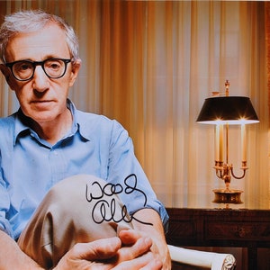 WOODY ALLEN SIGNED photo - Director - Stardust Memories - Manhattan - Annie Hall w/coa